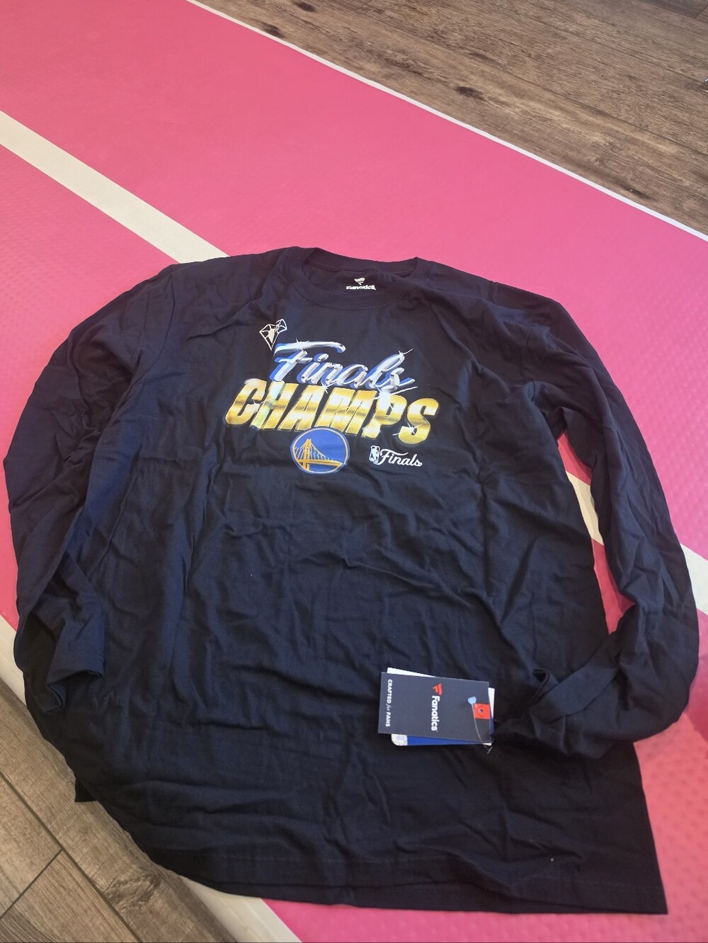 Fanatics Golden State Warriors 2021-22 Championship long sleeve, size xl,  new w